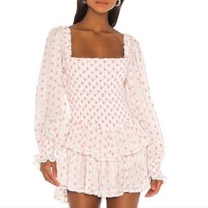 Loveshackfancy Raelynn Ruffle Mini Dress
